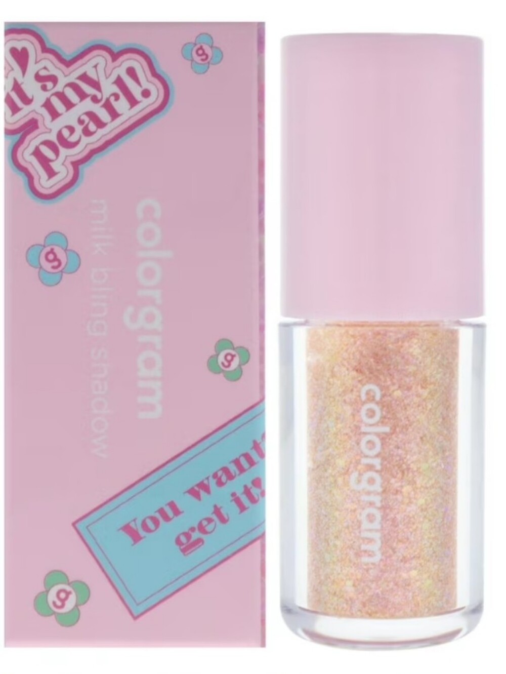 Colorgram Milk Bling Shadow - Shimmery in Humming coral